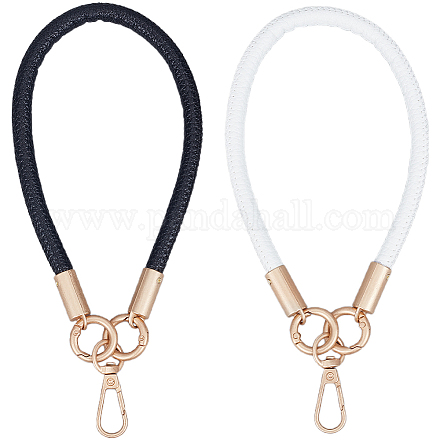 4 шт. 2-х цветные ремни для мобильных телефонов из искусственной кожи DIY-SC0028-53-1