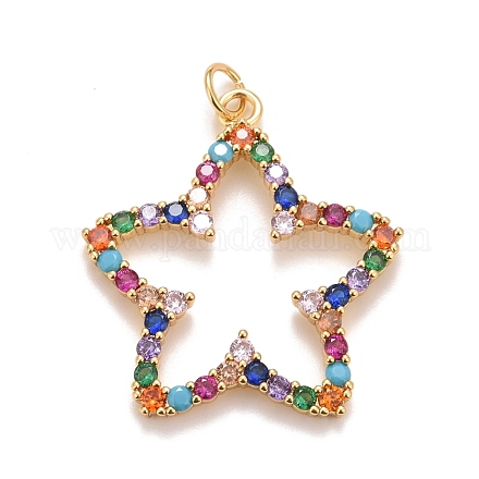 Кубического циркония подвески KK-E262-08G-1