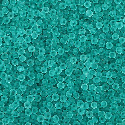 Матовые цветные стеклянные бусины&nbsp;GLAA-H030-09C-1