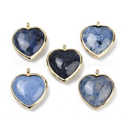 Подвески из натурального дюмортьерита G-K347-10G-07-1