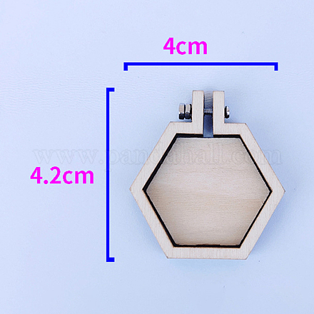 Маленькие деревянные пяльцы для вышивания&nbsp;LS-TOOL-PW0003-019A-05-1