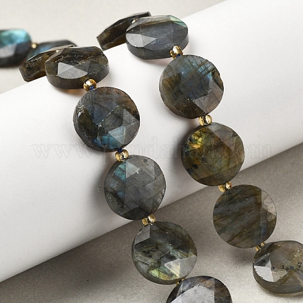 Природные лабрадорита бисер нитей G-C116-A164-03-1