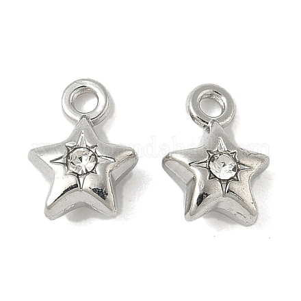 Подвески из сплава и страза FIND-L025-05P-1