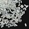 Pearlized Glass Bugle Beads, Transparent Colours Lustered, Clear, 4~4.5x2mm, Hole: 1mm, about 450g/bag, 14000pcs/bag