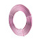 Aluminum Wire, Bendable Metal Craft Wire, Flat Craft Wire, Bezel Strip Wire for Cabochons Jewelry Making, Hot Pink, 5x1mm, about 32.8 Feet(10m)/roll