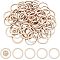 Unfinished Wood Linking Rings, Laser Cut Wood Shapes, for DIY Crafts and Jewelry Making, Tan, 50x2.5mm, Inner Diameter: 40mm
