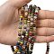 Natural Mixed Gemstone Beads Strands, Rondelle, Mixed Dyed and Undyed, 6x4mm, Hole: 1.2mm, about 91pcs/strand, 15.04''(38.2cm)