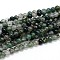 Natural Moss Agate Round Bead Strands, 6mm, Hole: 1mm, about 60~62pcs/strand, 15 inch