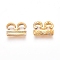 Alloy Cabochons, Musical Note, for UV Resin Filler, Epoxy Resin Jewelry Making, Golden, 6x8x1mm
