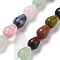 Natural & Synthetic Mixed Gemstone Beads Strands, Teardrop, Mixed Dyed and Undyed, 9x6mm, Hole: 1.2mm, about 44pcs/strand, 15.75''(40cm)