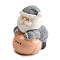 Christmas Theme Resin Figurine Statues for Home Office Desktop Decoration, Santa Claus, 34.5x22x29mm