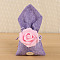 Polyester Ramie Blended Yarn Jewelry Drawstring Gift Bags, Wedding Favor Candy Bags, Rose, Medium Purple, 17.8~18x9.5~9.7x0.2cm