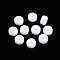 Opaque Solid Color Glass Beads, Flat Round, White, 6~6.5x3mm, Hole: 1.2~1.6mm, , about 4290pcs/1000g