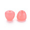 Transparent Acrylic Beads, Dyed, Faceted, Teardrop, Salmon, 15x14.5mm, Hole: 2mm, about 243pcs/500g