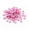 Handmade Polymer Clay Cabochons, Pitaya Slices, Hot Pink, 4.5~5.5x4.5~5.5x0.5mm, about 66666pcs/1000g