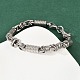 Браслеты-цепочки из нержавеющей стали 201 звено для мужчин и женщин BJEW-B143-08-5