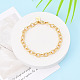 Браслеты-цепочки из латуни для женщин BJEW-N032-07B-G-1