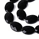 Натуральные бусины из черного оникса (окрашенные и нагретые) G-S354-13x18-A01-4