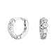 S925 серьги-кольца из стерлингового серебра с геометрическими кругами KK6148-2-2