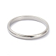 Не тускнеющий 2 мм полированный простой купольный перстень для девушек и женщин RJEW-C012-05C-P-1