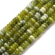 Природного нефрита Xiuyan бисер нитей G-L624-H05-6x2mm-2