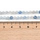 Природные Аквамарин бисер нитей&nbsp;G-F509-10-4mm-A-4