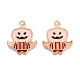 Подвески из эмали и светящегося сплава на тему хэллоуина ENAM-N056-232G-3