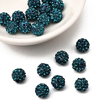 Бусины с класс А стразами&nbsp;RB-B025-21