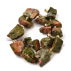 Необработанные грубые натуральные бусины унакита G-Z087-A11