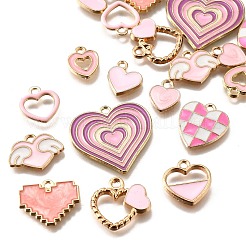 20шт 10 стиля подвески из сплава с эмалью&nbsp;ENAM-FP0002-33