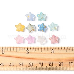 300 шт. 10-х цветные матовые акриловые подвески&nbsp;OACR-FS0004-09