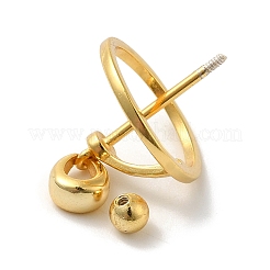 925 серебряная скоба в виде медальона в виде планеты&nbsp;LS-STER-NH0001-55C-G