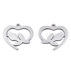 Не тускнеющие подвески ко дню святого валентина из нержавеющей стали 201 STAS-S081-077