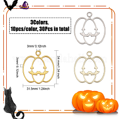 30 шт. подвески из сплава с открытым задним безелем FIND-CA0007-79