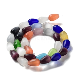 Кот глаза стеклянные бусинки пряди CE-R010-05