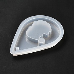 DIY рождественский кулон Санта-Клауса силиконовые Молды для статуй DIY-G056-A04