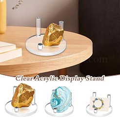 3 шт. 3 стиля плоские круглые акриловые основания подставки для мольбертов ODIS-GA0001-59