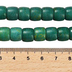 Синтетических нитей бирюзовые бусы G-C101-M01-01