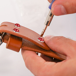 144 комплект из 16 пластиковых имитаций бирюзового цвета и заклепок из сплава FIND-GO0001-92