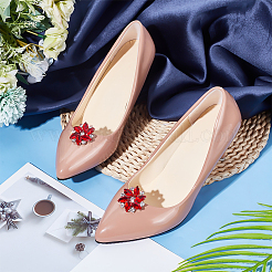 2 шт. зажимы для пряжек для обуви из платинового сплава ALRI-FG0001-04D