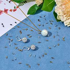 100шт 5 цвета латунные подвески с колышками KK-SZ0005-26