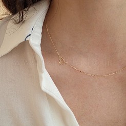 Женские цепочки-сердечки из стерлингового серебра с одним звеном FS-WGA5BCE-01