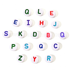 Непрозрачные белые акриловые бусины&nbsp;SACR-YW0001-23D