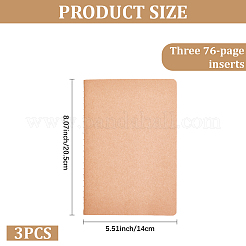 3 шт. блокноты формата А5&nbsp;AJEW-CP0009-80B