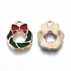 Подвески из экологически чистого сплава с эмалью ENAM-Q437-072-NR