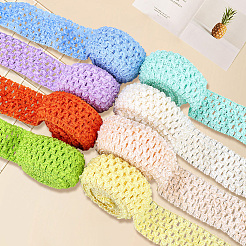 8 пачка 8-х цветных эластичных лент для вязания крючком&nbsp;WCOR-GF0001-04B