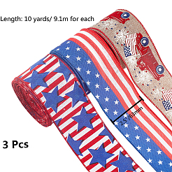 30 ярд льняной репсовой ленты 3 стилей&nbsp;OCOR-GA0001-18