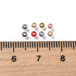 Стеклянные бусины с имитацией нефрита GLAA-P073-01B