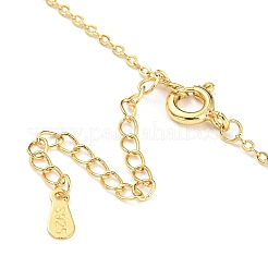 Магнитное складное ожерелье с подвеской в виде кубического циркония NJEW-F316-03G