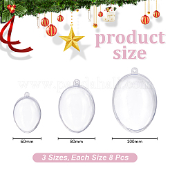 24 шт. 3 стиля пустые пластиковые большие подвески&nbsp;KY-WR0001-09